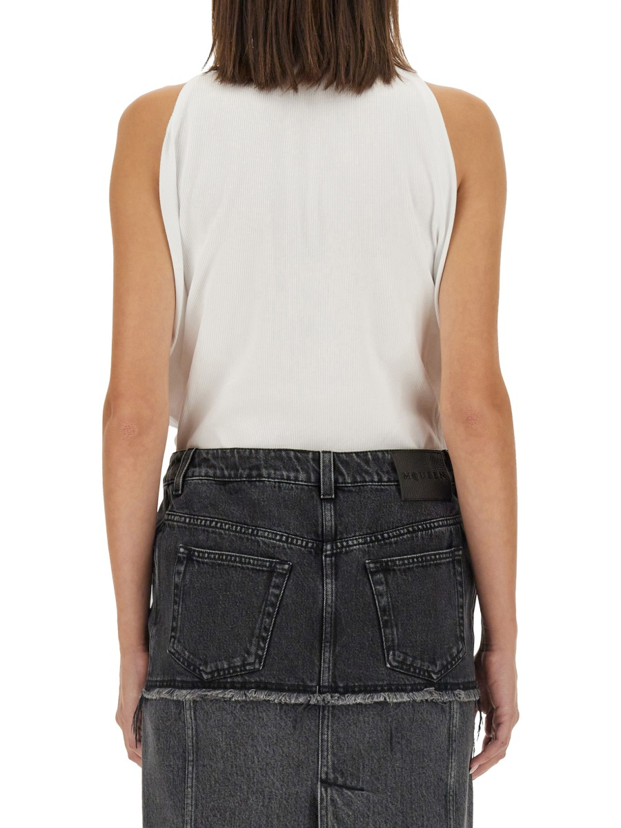 [Alexander McQueen] T-shirts Sleeveless FW24 804191_QLADW9000