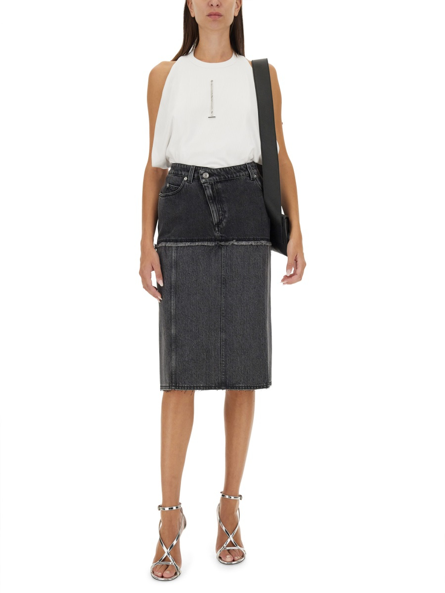 [Alexander McQueen] Midi skirt FW24 802093_QMACX1307