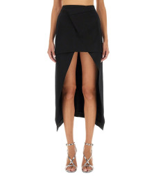 [Alexander McQueen] Midi skirt FW24 804732_QJACH1000