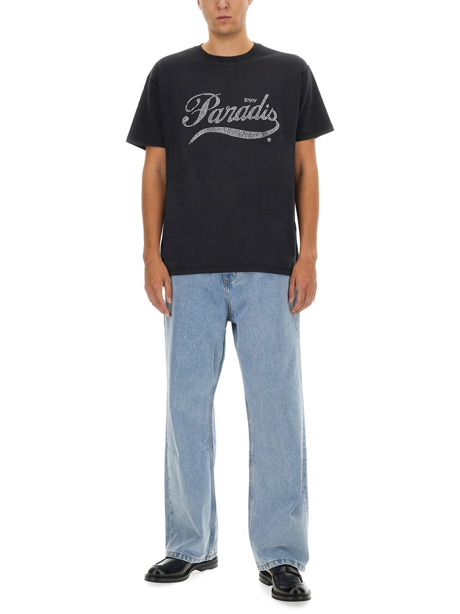 [3.paradis] T-shirts Short Sleeve FW24 AW2450_BLACK