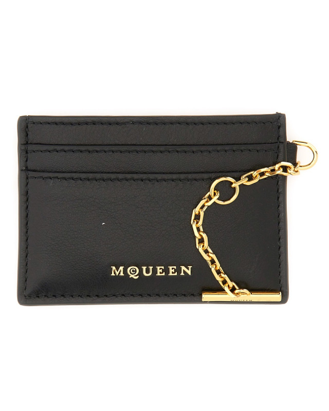 [Alexander McQueen] Wallet FW24 804434_1T1AG1000