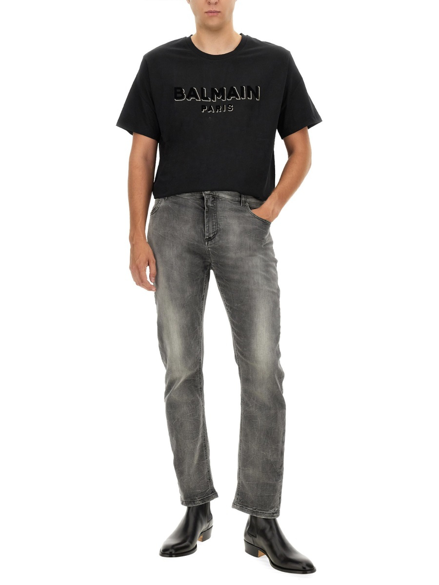 [Balmain] Jeans FW24 DH1MI043DE73_9FK