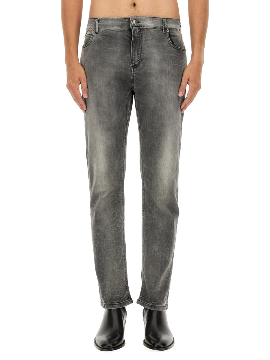 [Balmain] Jeans FW24 DH1MI043DE73_9FK
