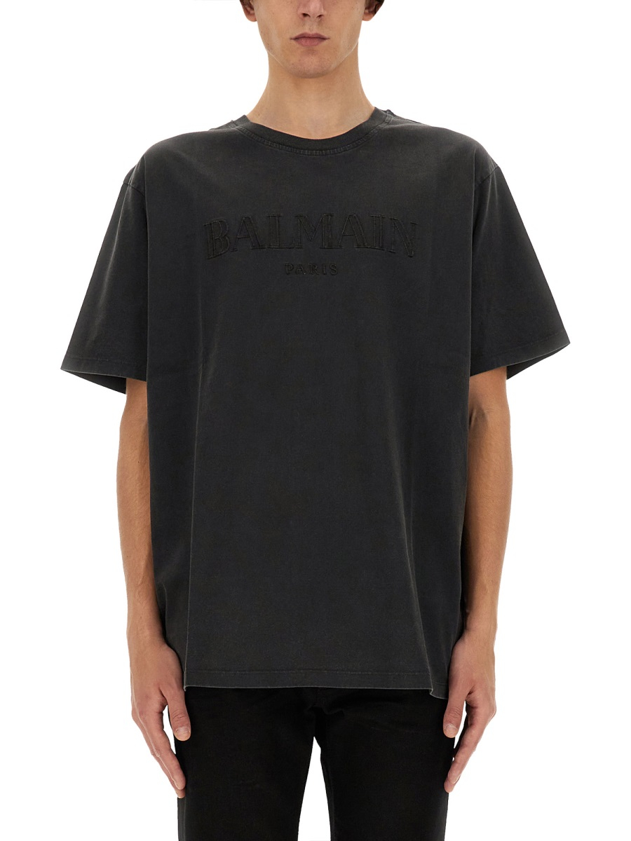 [Balmain] T-shirts Short Sleeve FW24 DH1EG010BC72_YGD