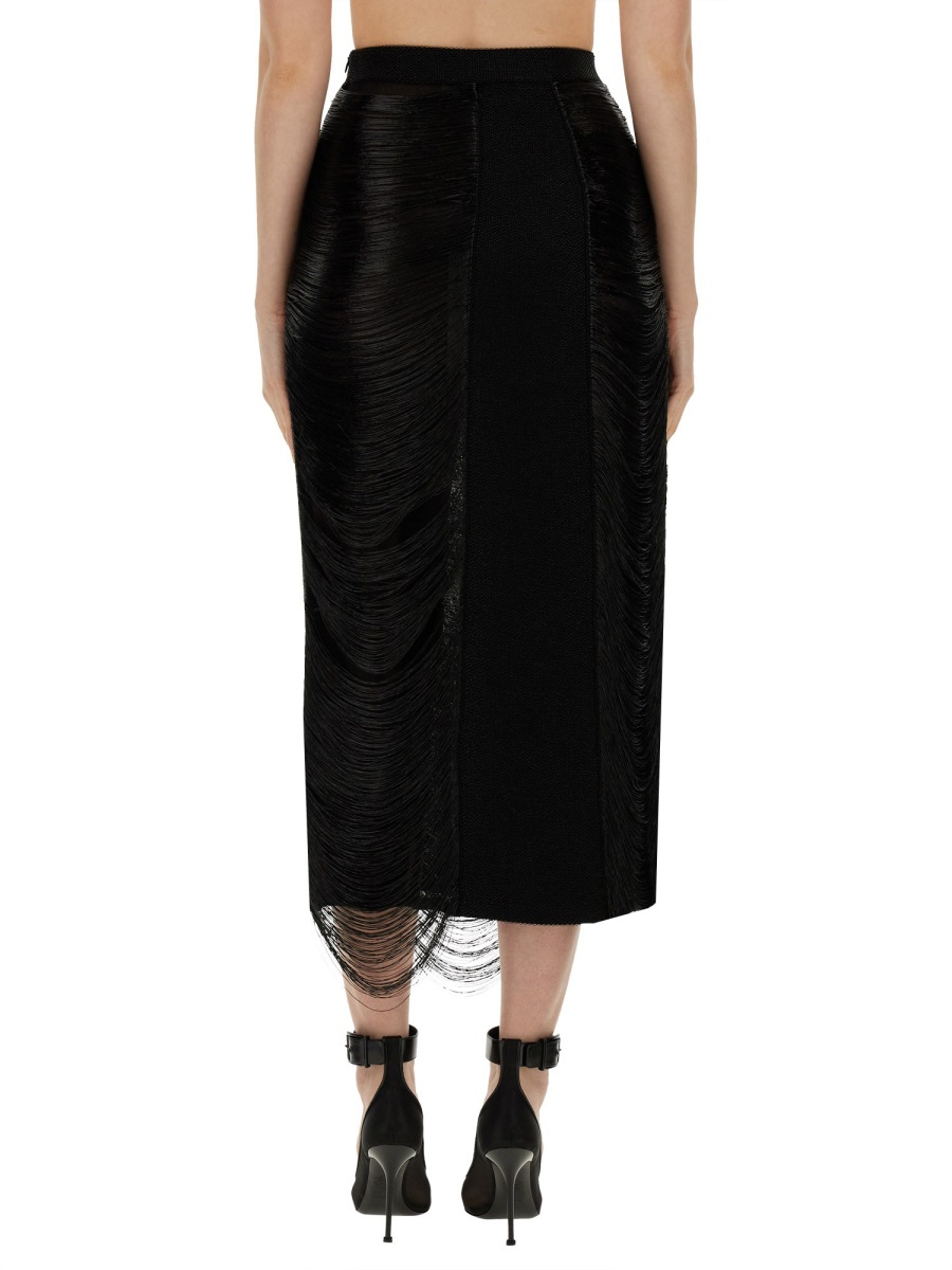 [Alexander McQueen] Long skirt SS24 791072_Q1A9M1000