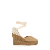 [MANEBI] Wedges SS24 W1.6WH_SOFTSUEDEVINTAGETAUPEONTONE