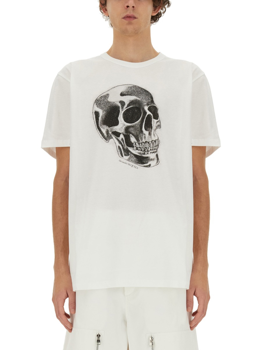 [Alexander McQueen] T-shirts Short Sleeve SS24 776351_QTAAQ0909