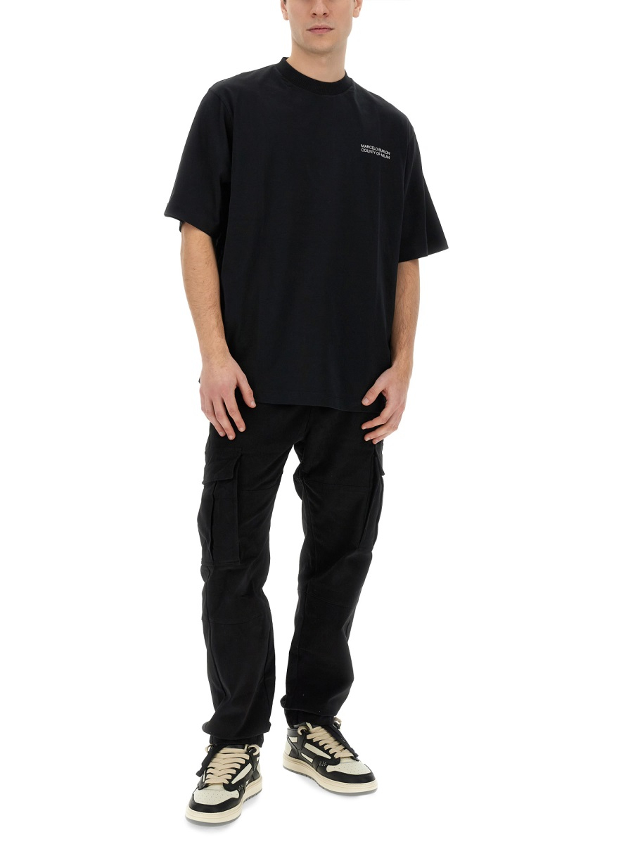 [Marcelo Burlon County of Milan] Trousers SS24 CMCF014S24FAB001_1001