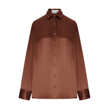 [THE NINA STUDIO] Shirts Long Sleeve SS26 N2744300 CHOCO