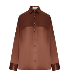 [THE NINA STUDIO] Shirts Long Sleeve SS26 N2744300 CHOCO