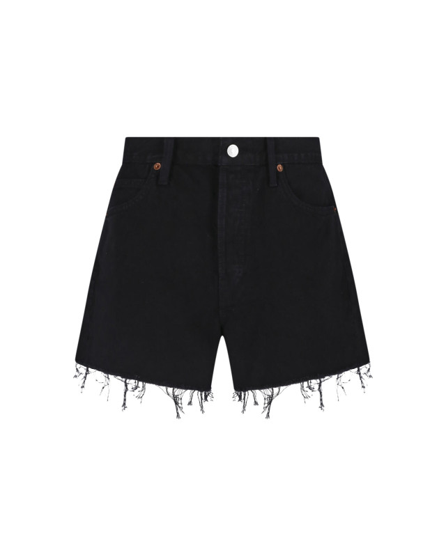 [RE / DONE] Shorts SS26 184 04WBRZSHTWASHED BLACK