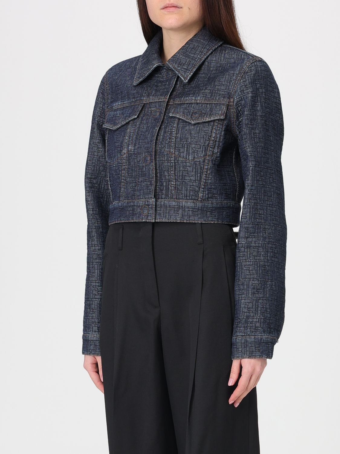 [Fendi] Denim Jacket SS26 FLF834AW82 F1UKI