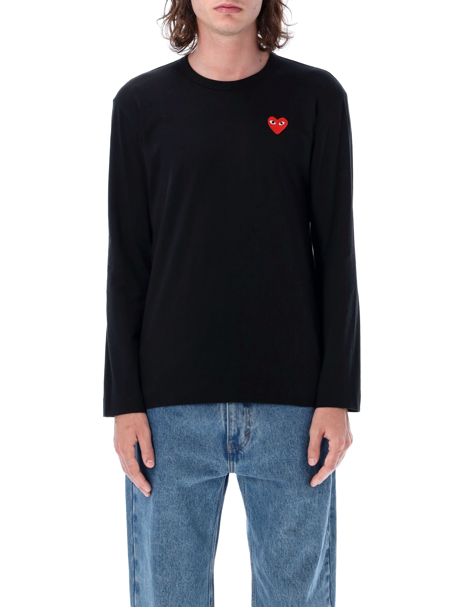 [COMME DES GARCONS PLAY] T-shirts Long Sleeve SS26 AX-T118-0511