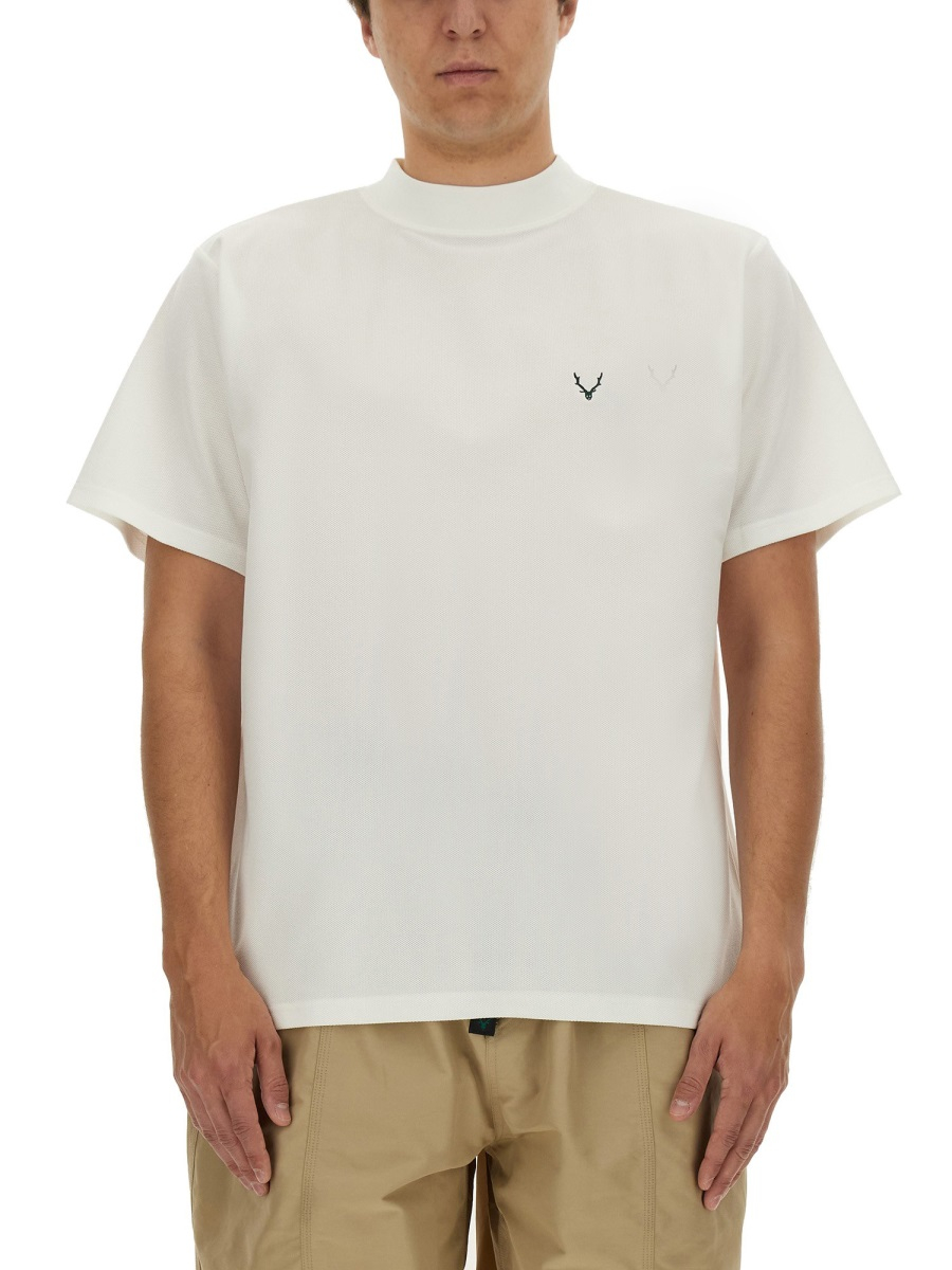 [South2 West8] T-shirts Short Sleeve SS24 OT612_A-WHITE
