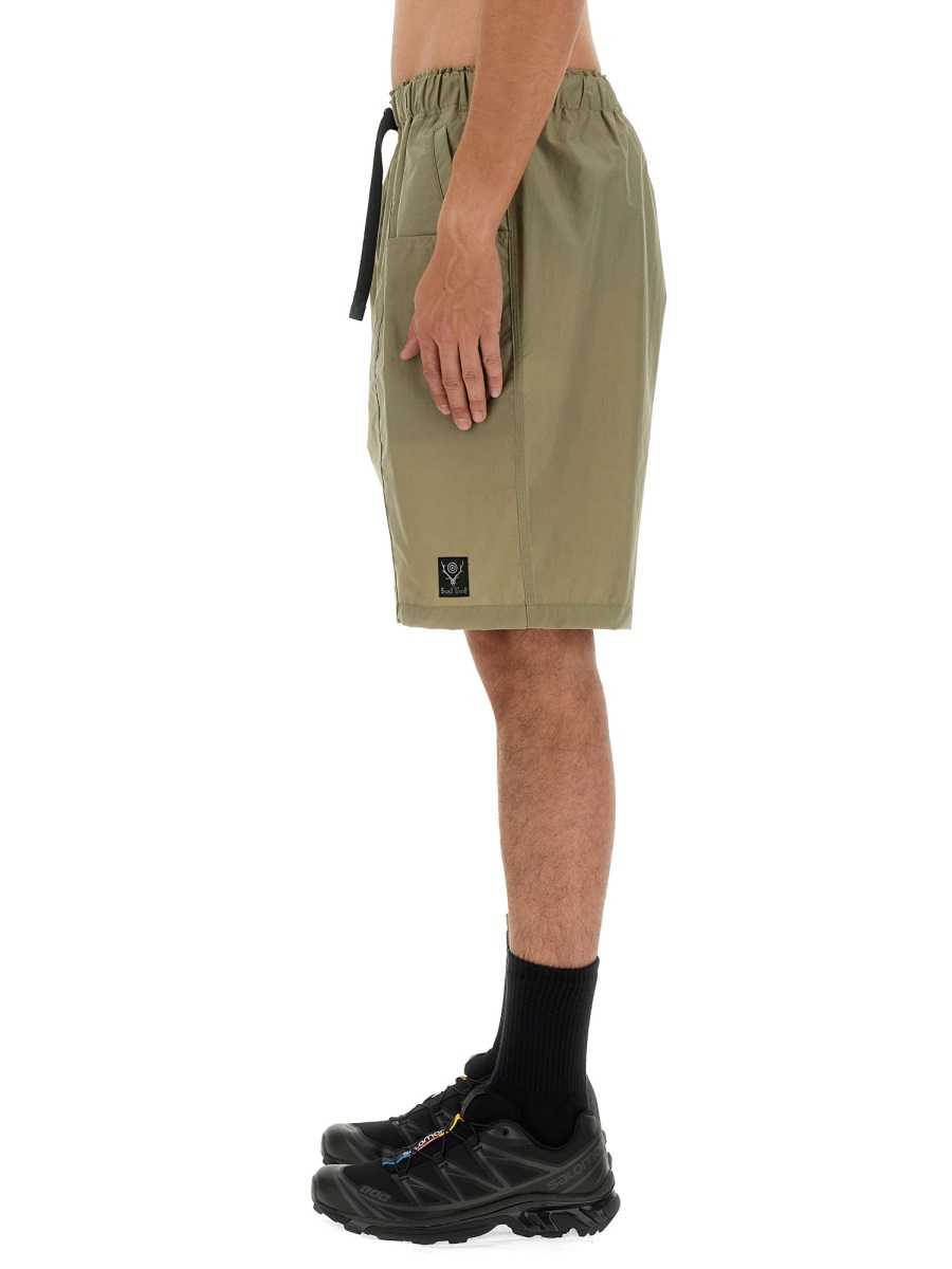 [South2 West8] Shorts SS24 OT481_A-GREYBEIGE