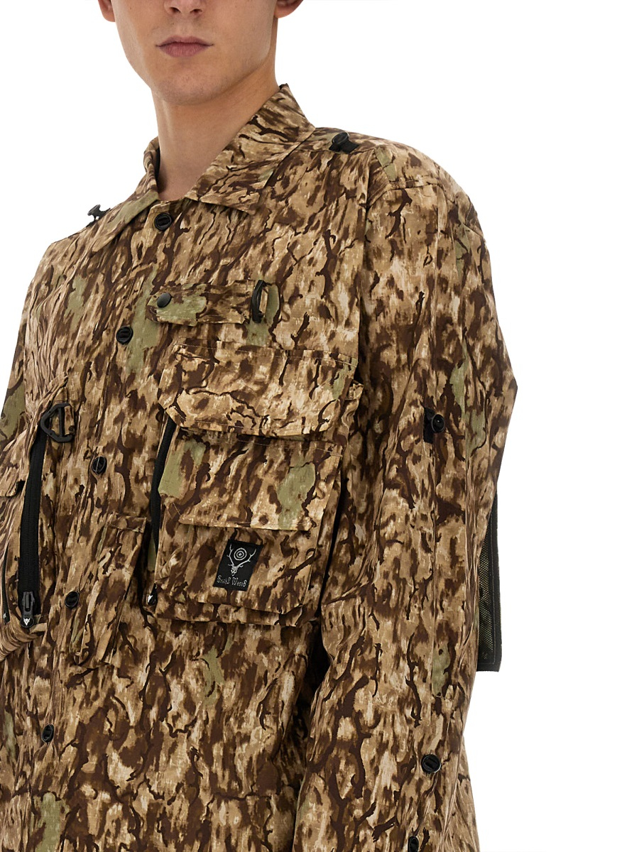 [South2 West8] Jacket SS24 OT462_HORNCAMO