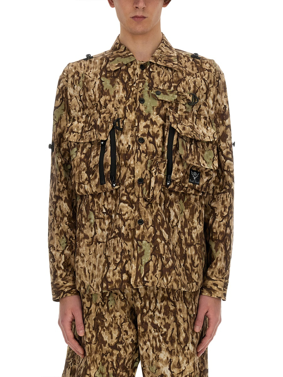 [South2 West8] Jacket SS24 OT462_HORNCAMO