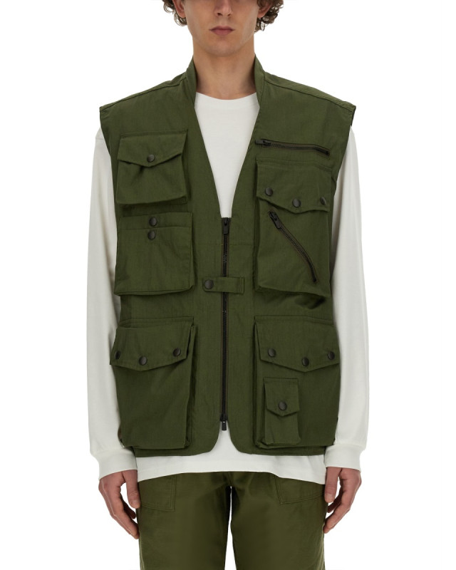 [Needles] Vest SS24 OT091_A-OLIVE