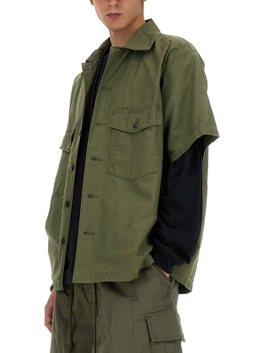 [Needles] Shirts Short Sleeve SS24 OT215_A-OLIVE