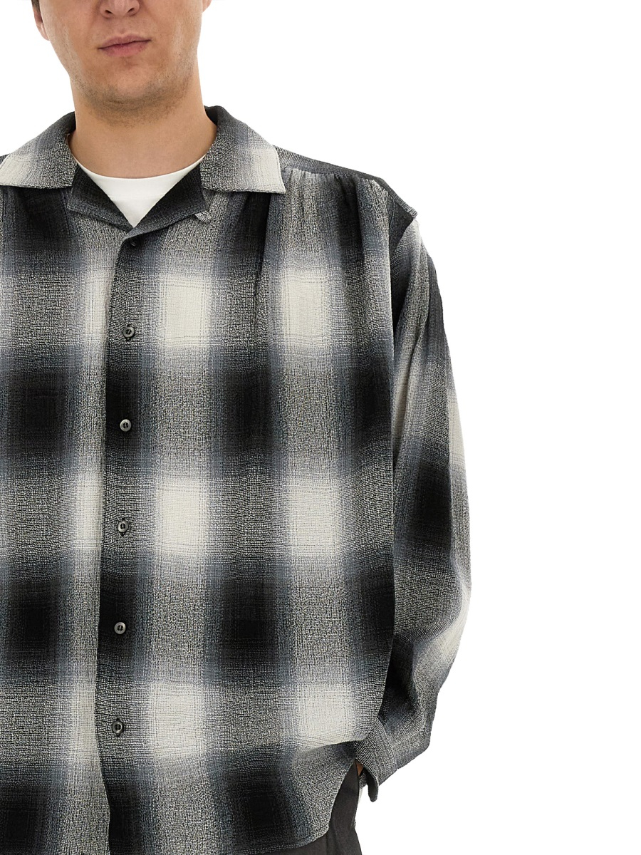 [AiE] Shirts Long Sleeve SS24 OT729_A-WHITE/BLACK