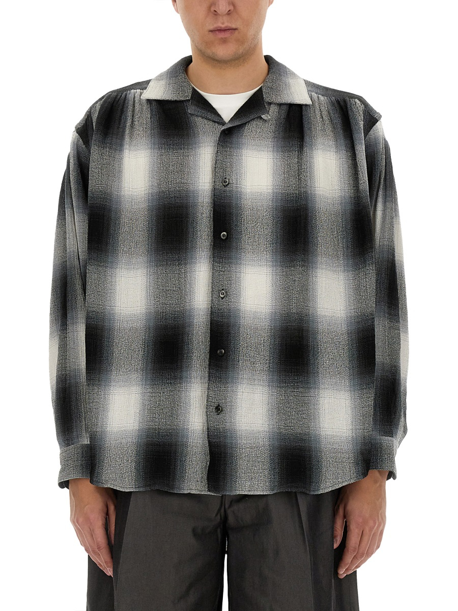 [AiE] Shirts Long Sleeve SS24 OT729_A-WHITE/BLACK