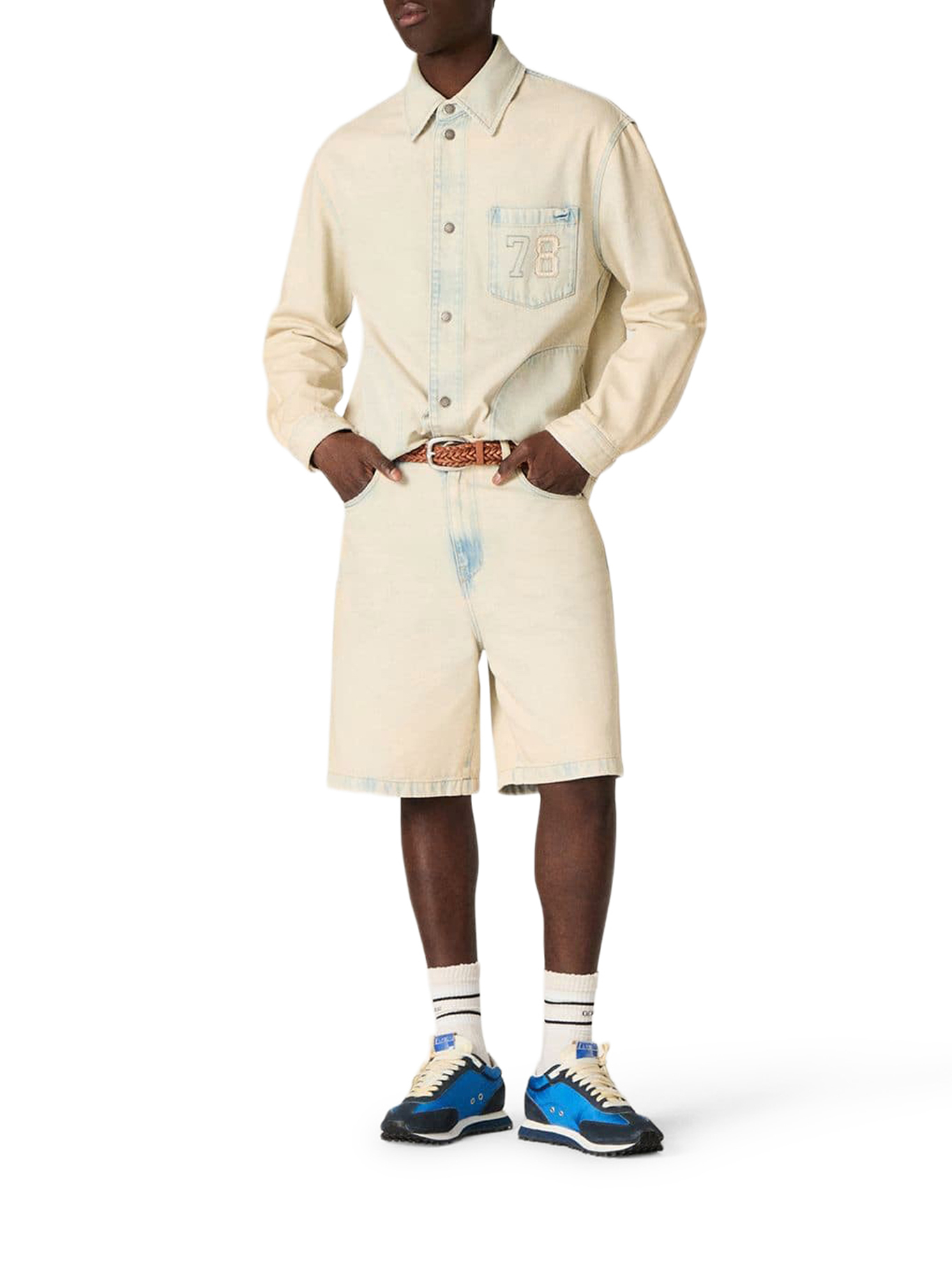 [GOLDEN GOOSE DELUXE BRAND] Shirts Long Sleeve SS26 GMP02518P00235815929 LIGHT SAND