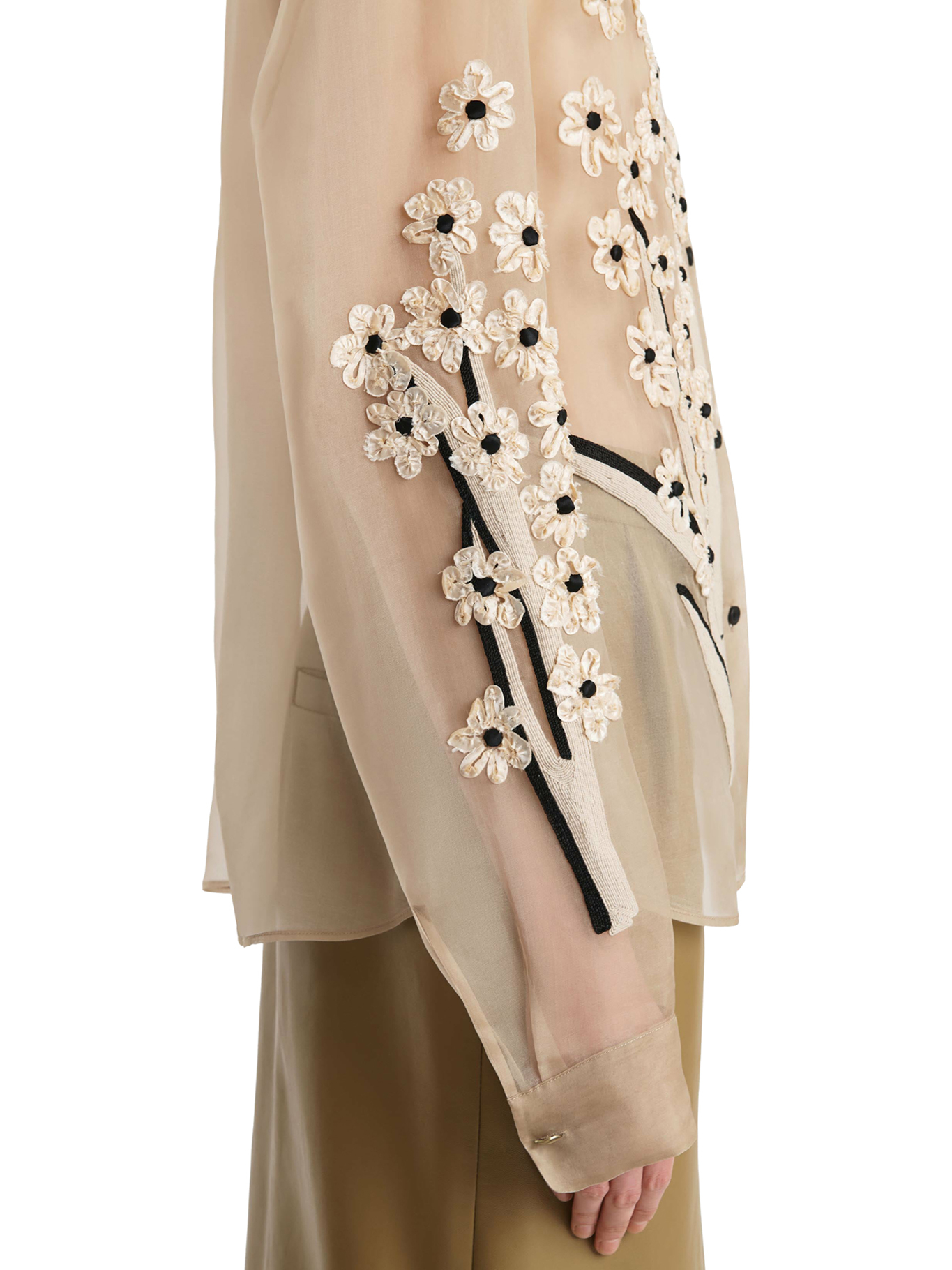[KHAITE] Shirts Long Sleeve SS26 2477343682 TEA STAIN BOUQUET