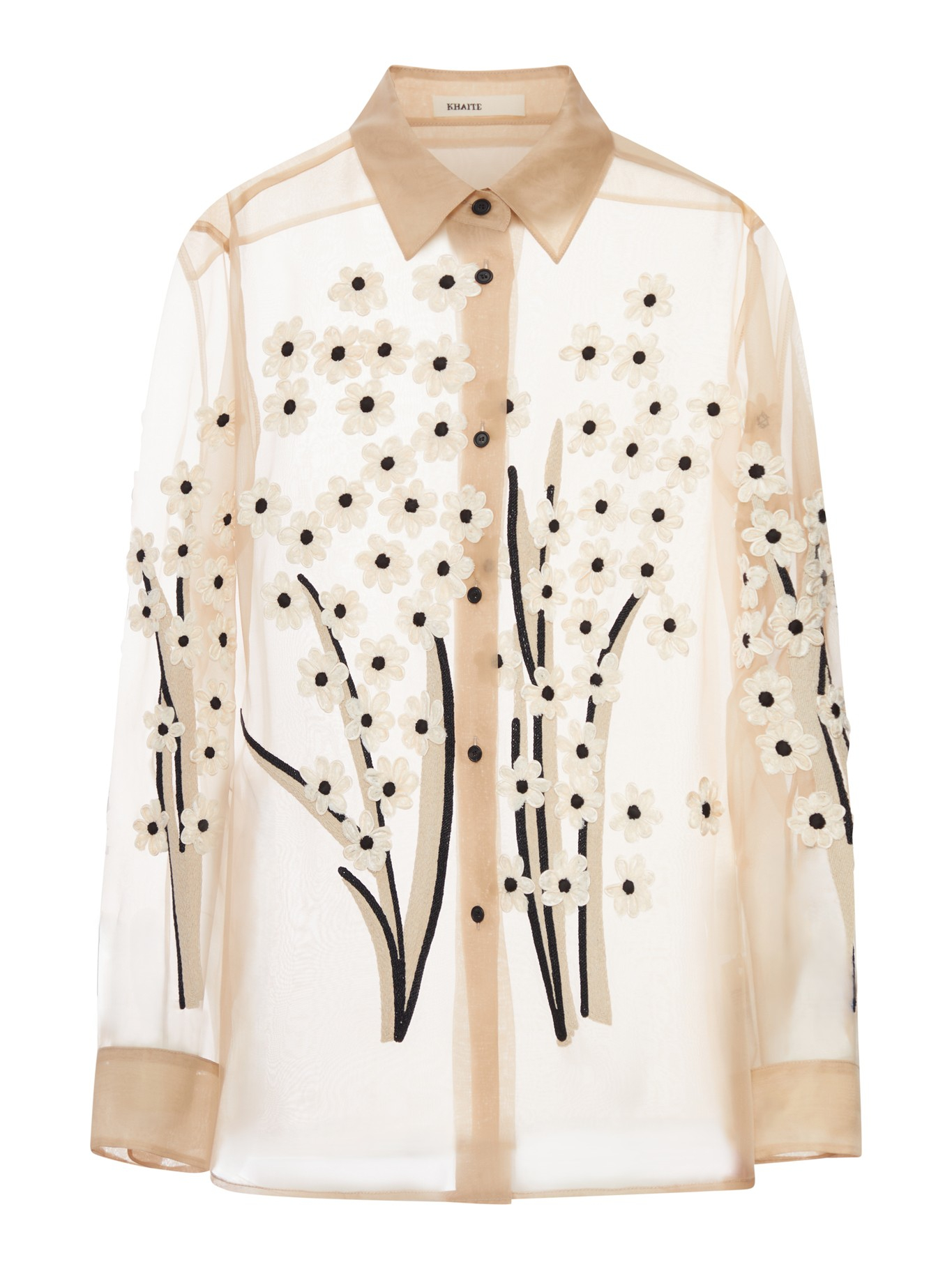 [KHAITE] Shirts Long Sleeve SS26 2477343682 TEA STAIN BOUQUET
