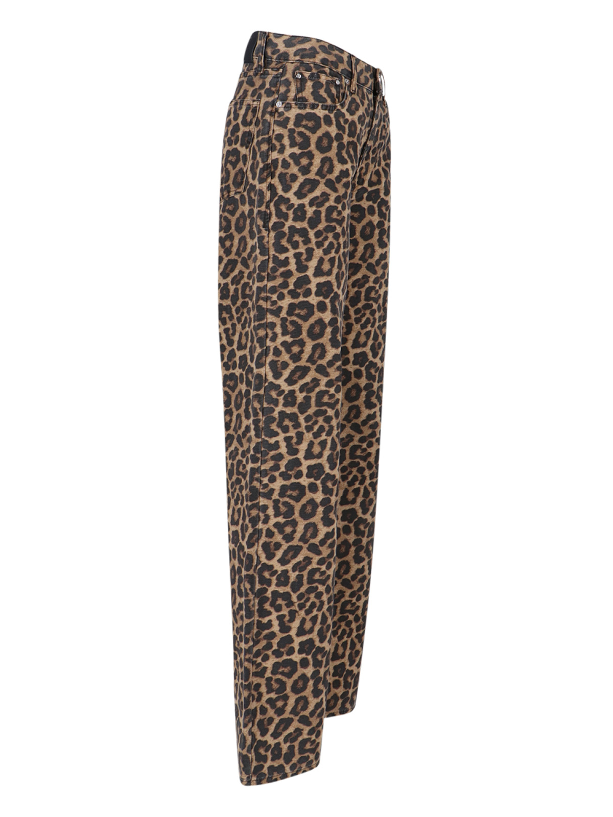 [Anine Bing] Trousers SS26 A 06 11765 MTL59LEOPARD