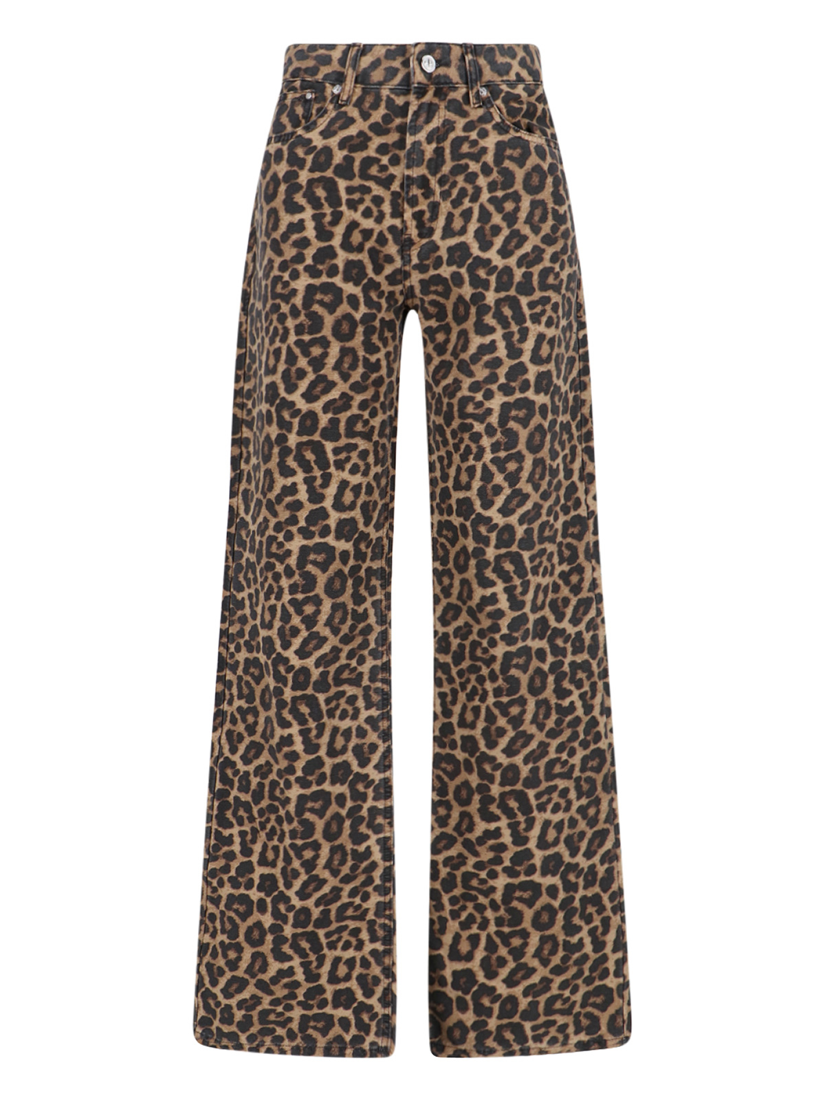 [Anine Bing] Trousers SS26 A 06 11765 MTL59LEOPARD