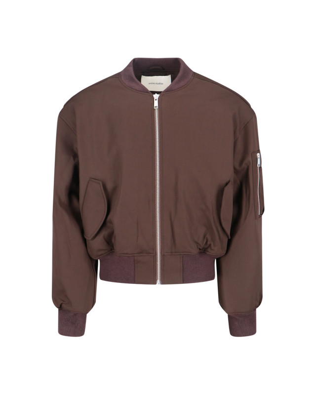 [Entire Studios] Bomber Jacket FW25 ESU W25 1048 DBDARKBROWN