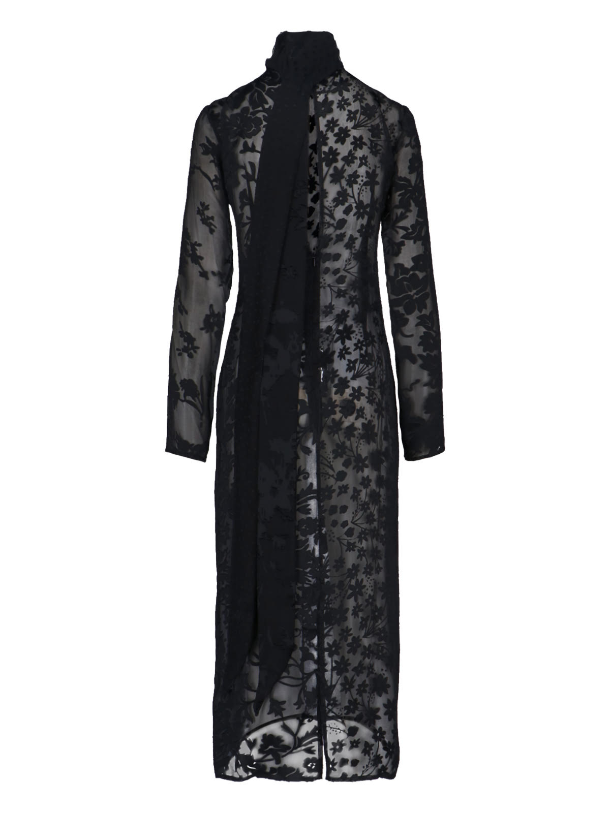 [MARINE SERRE] Long sleeve dress FW25 WDR420A UWOV0056BK99