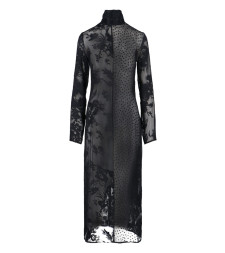 [MARINE SERRE] Long sleeve dress FW25 WDR420A UWOV0056BK99