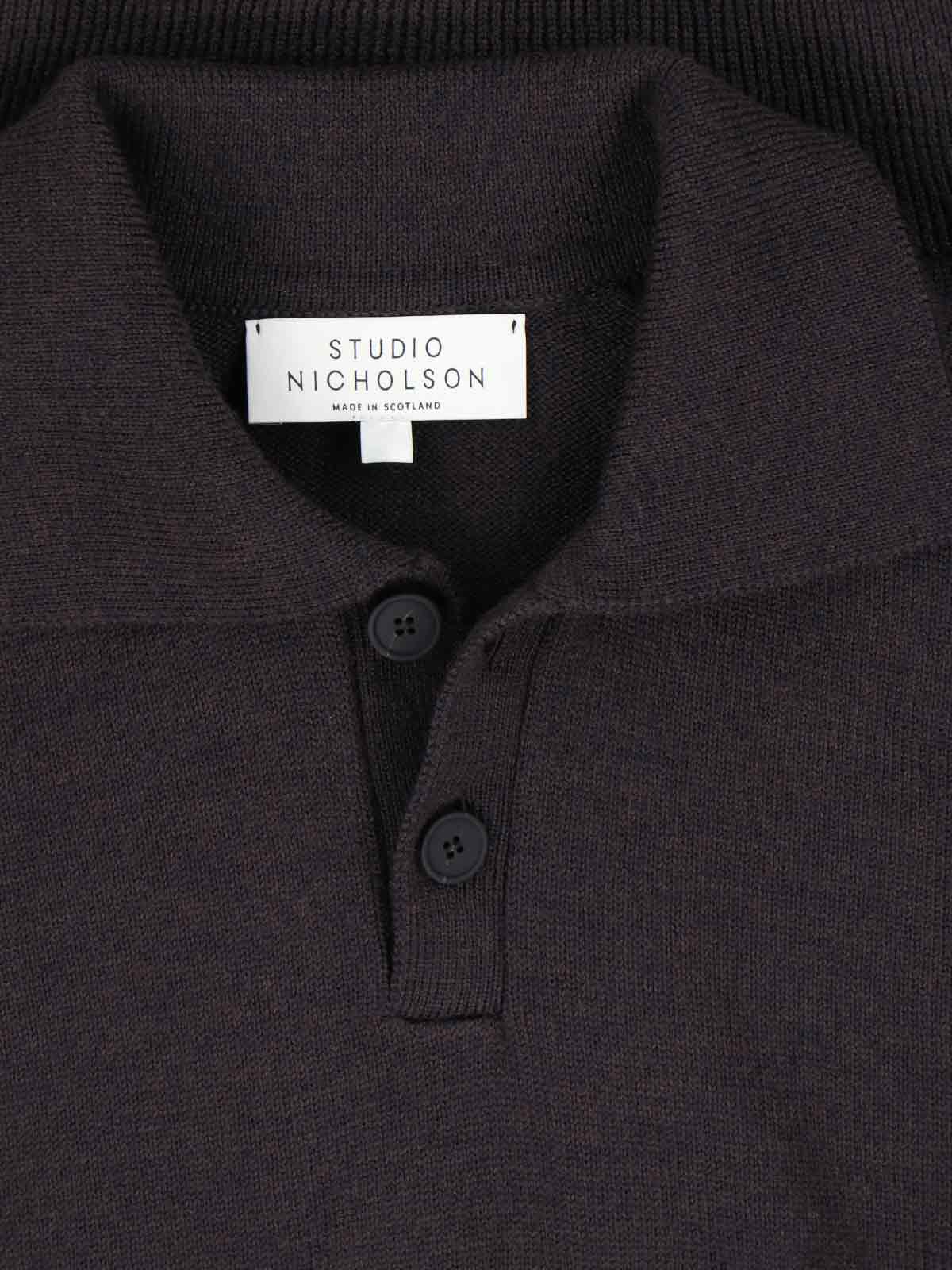 [Studio Nicholson] Knitwear FW25 SARK SN 1503WALNUT