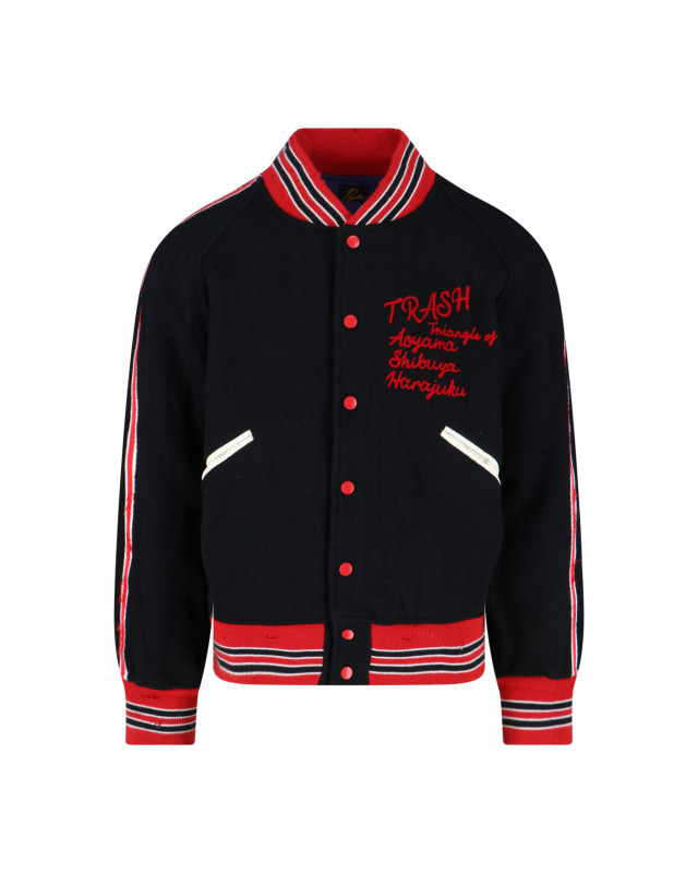 [Needles] Bomber Jacket FW25 RW168BLACK