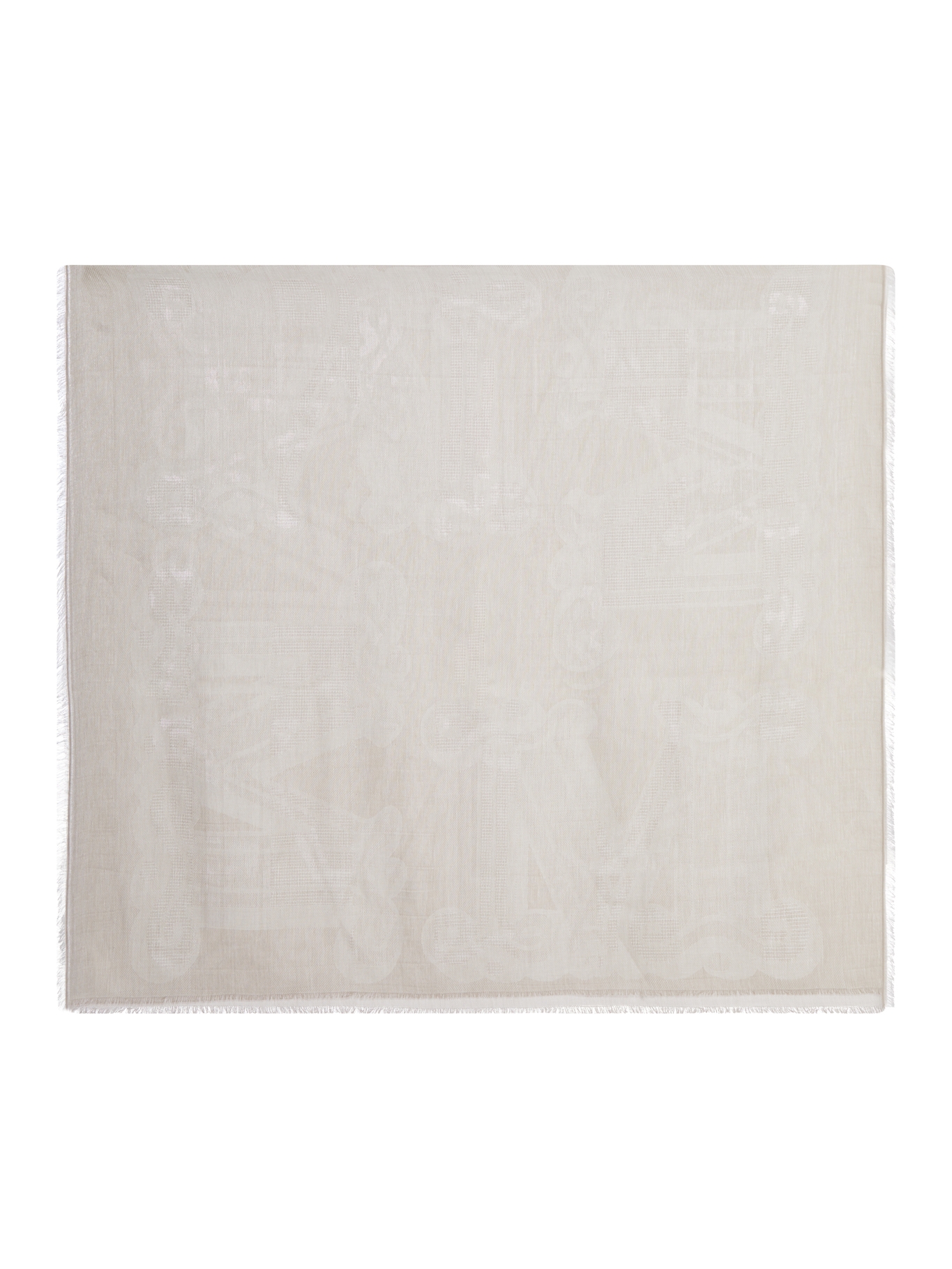 [Max Mara] Scarf SS26 2614541032600001 WHITE IVORY