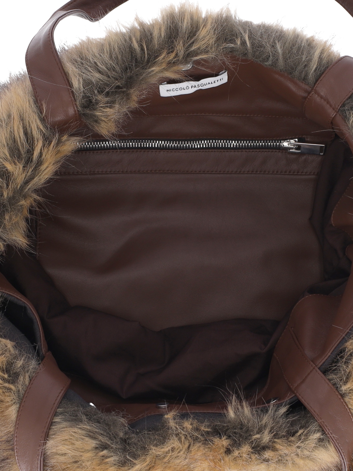 [Niccolo' Pasqualetti] Tote bag FW24 B061 FOXFBROWN