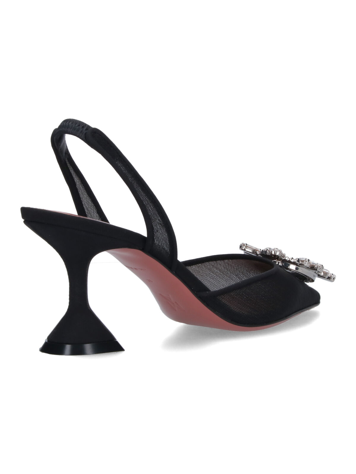 [Amina Muaddi] Pumps SS26 13S361092BEGBLACK MESH