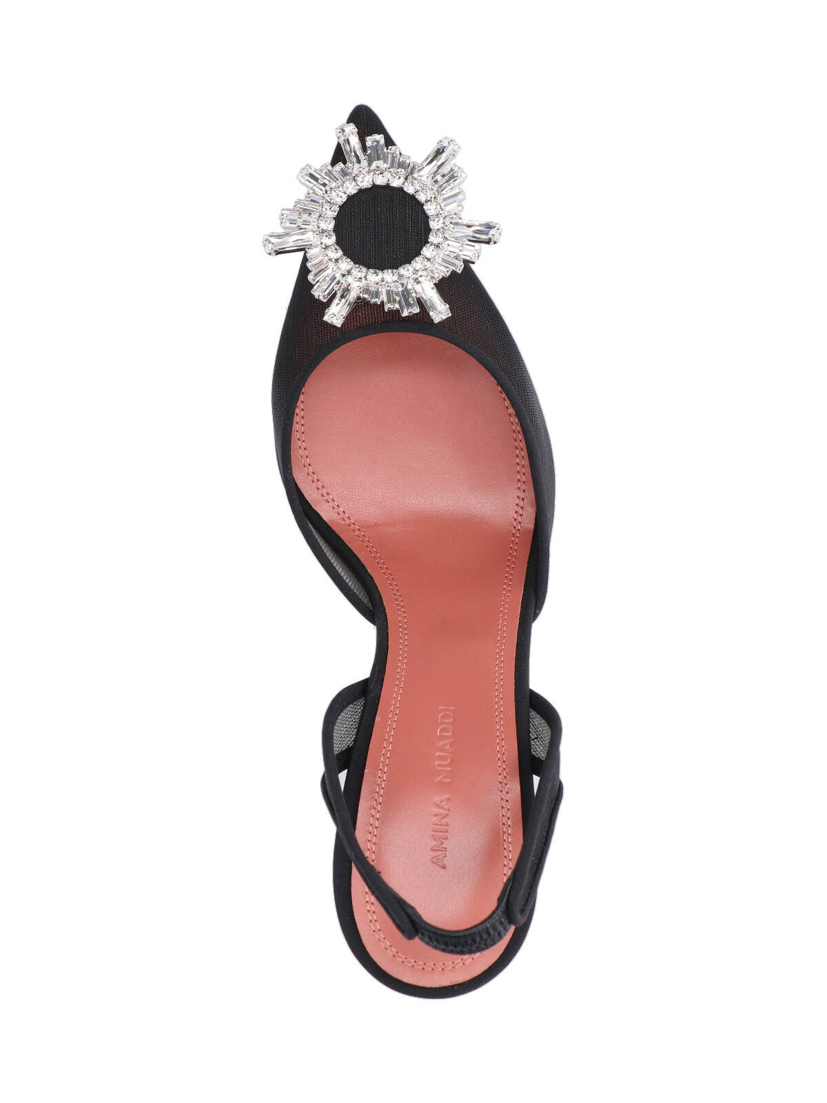 [Amina Muaddi] Pumps SS26 13S361092BEGBLACK MESH