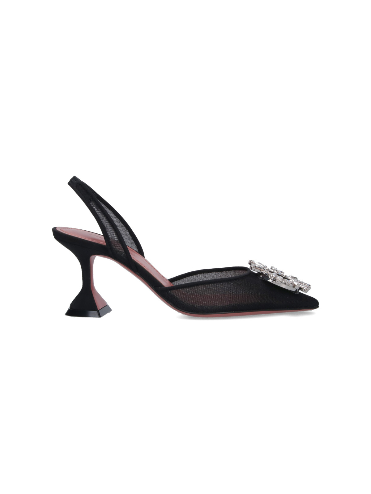 [Amina Muaddi] Pumps SS26 13S361092BEGBLACK MESH
