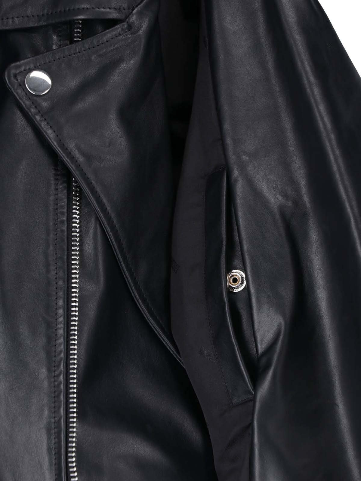 [Diesel] Leather Jacket FW26 A20462 0CECH9XX