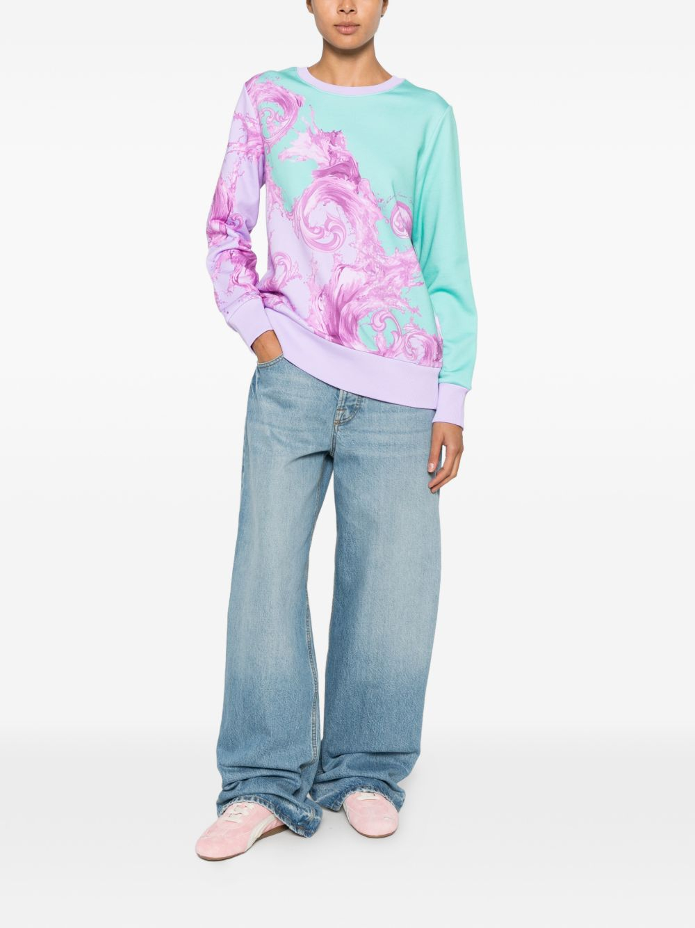 [VERSACE JEANS COUTURE] Sweatshirt FW26 80HAI3P9 FS222 338