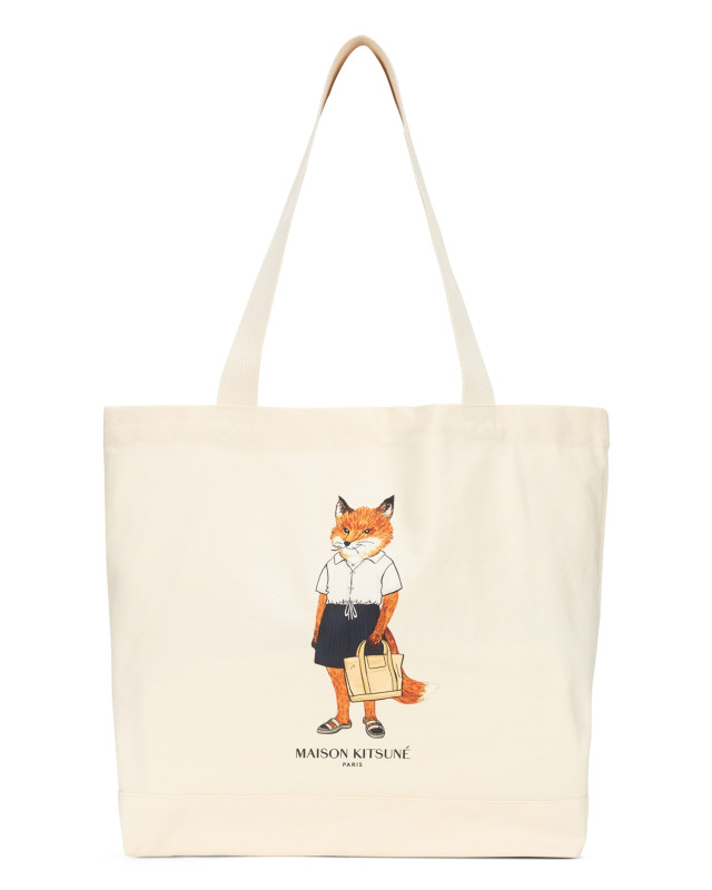 [MAISON KITSUNE] Tote bag SS26 QU05108WW9042_P700