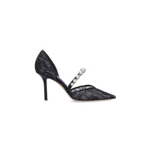 [Jimmy Choo] Pumps SS26 AURELIE 85 DRJBLACK WHITE