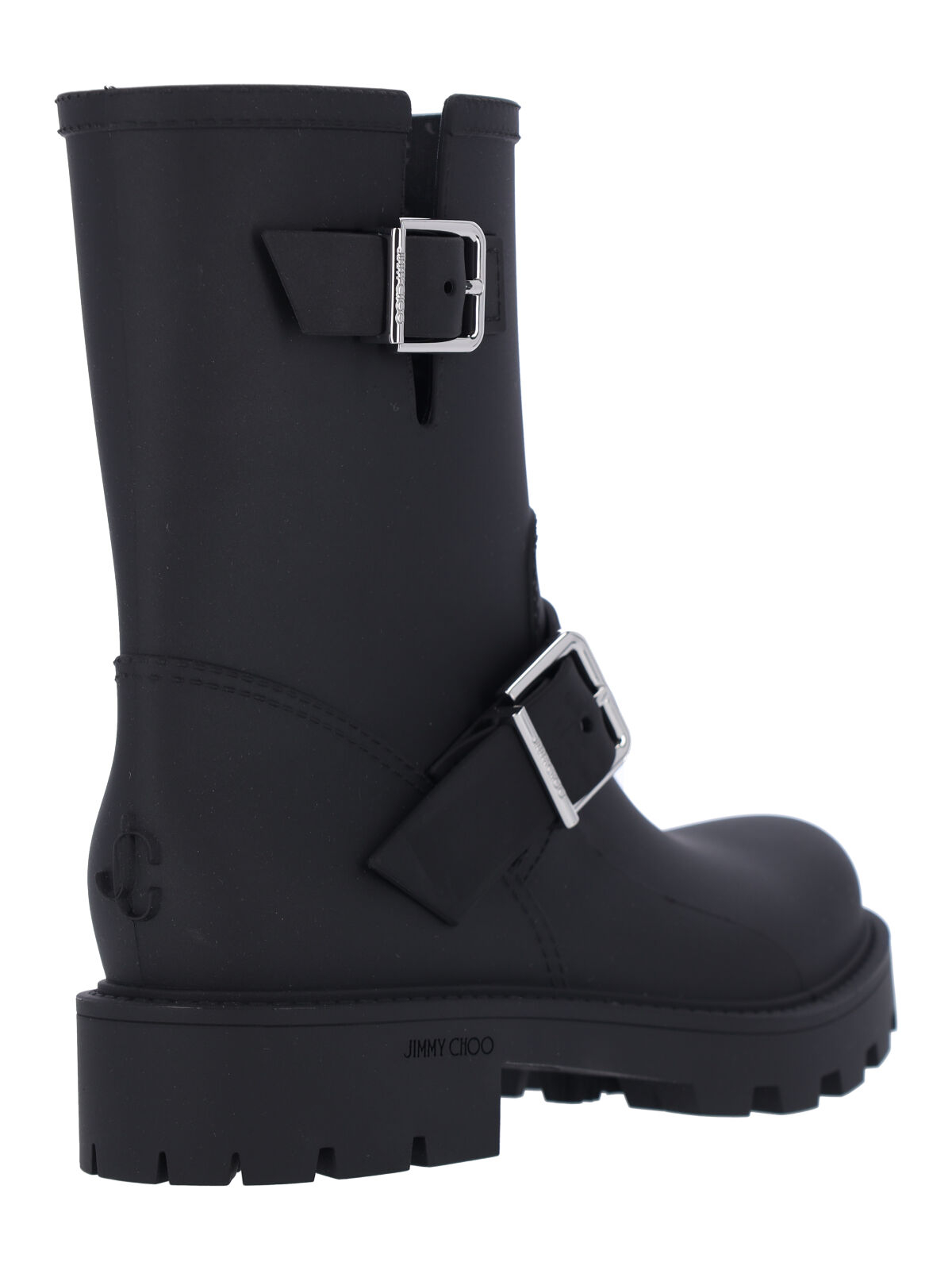 [Jimmy Choo] Ankle Boots SS26 BIKER RAIN TPYBLACK