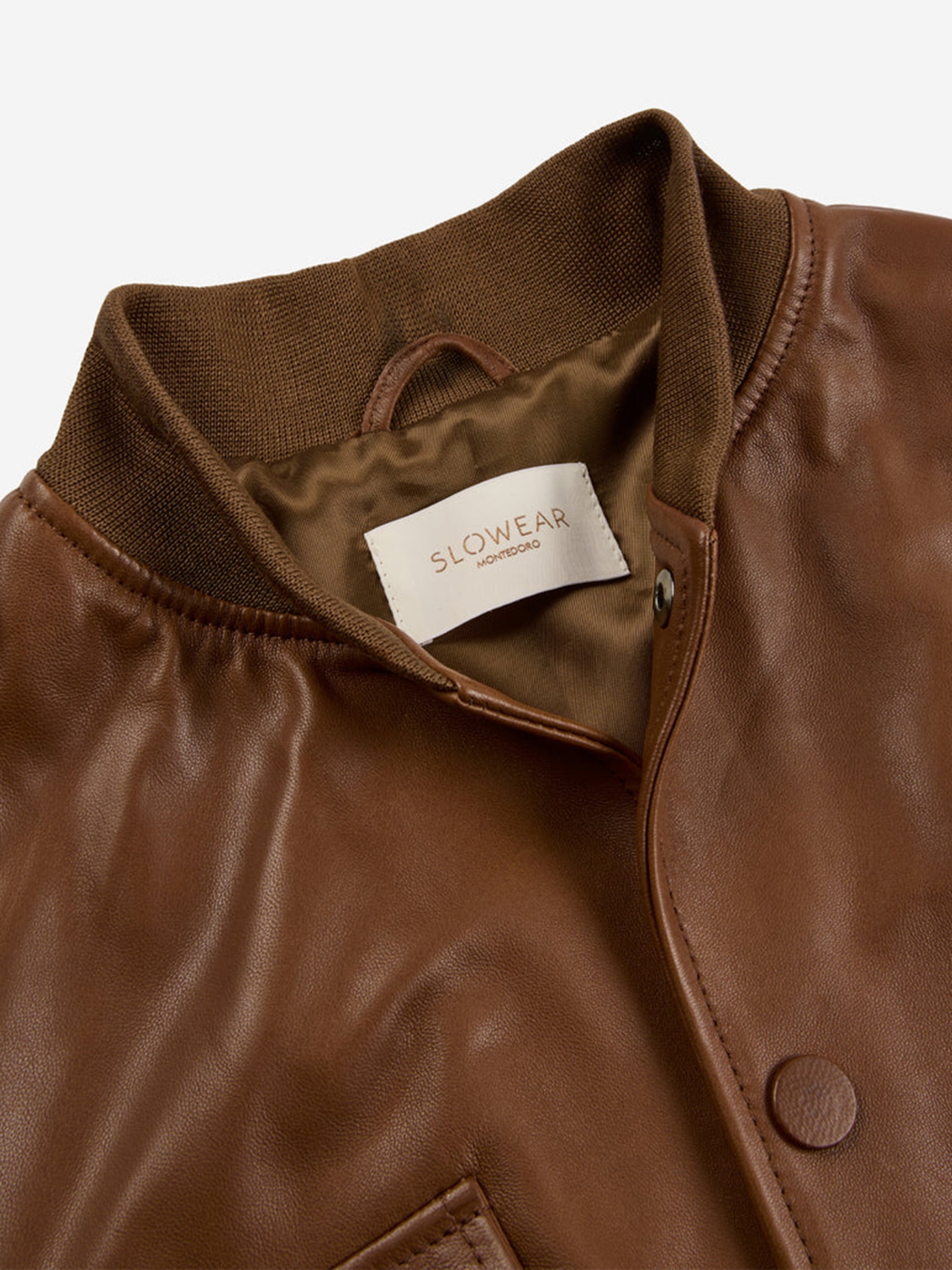[Montedoro] Leather Jacket SS26 6C1041 NP003