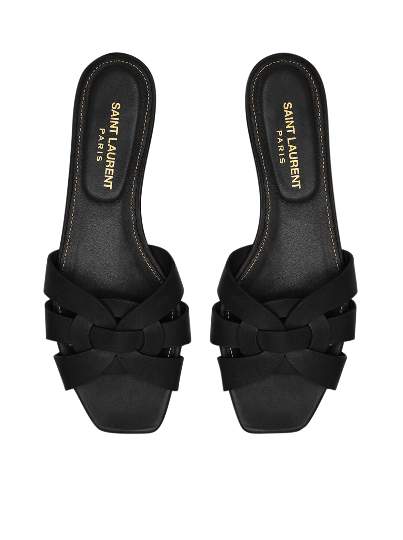 [Saint Laurent] Slippers SS26 571952BDA001000 BLACK