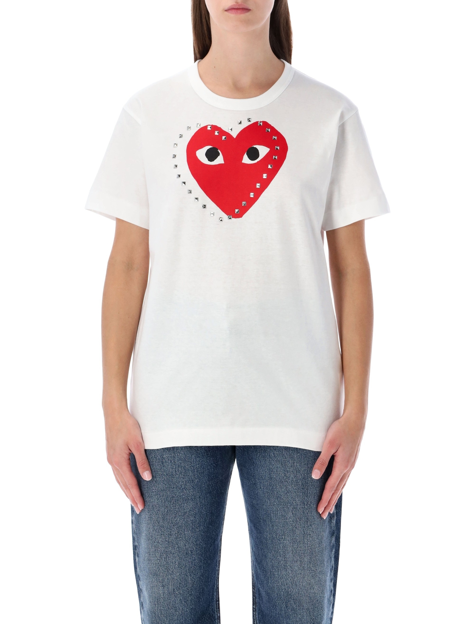 [COMME DES GARCONS PLAY] Shirts Short Sleeve SS26 AX-T803-0511