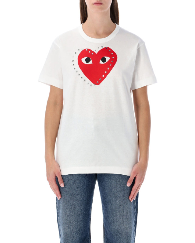 [COMME DES GARCONS PLAY] Shirts Short Sleeve SS26 AX-T803-0511