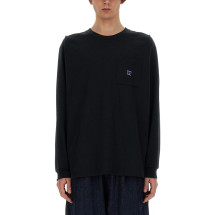 [Needles] T-shirts Long Sleeve SS24 OT261_C-BLACK